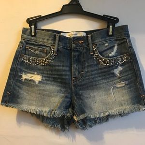 High rise shorts
